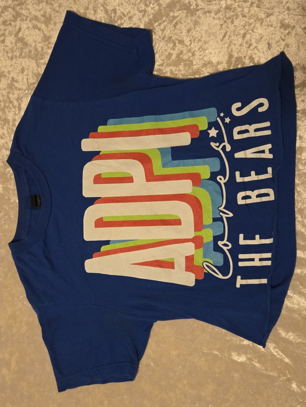 Tultex Graphic Crop Tee Size Small 💙